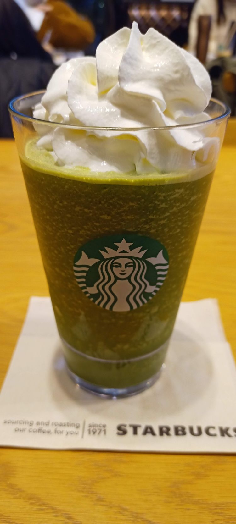 抹茶 クリーム フラペチーノ